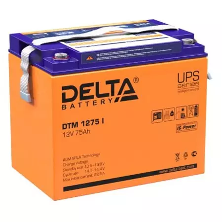 Аккумуляторная батарея Delta Delta DTM 1275 I