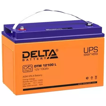 Аккумулятор Delta DTM12100L