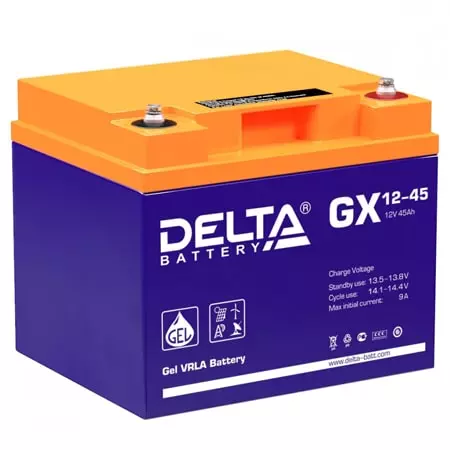 Аккумуляторная батарея Delta Delta GX 12-45 Xpert