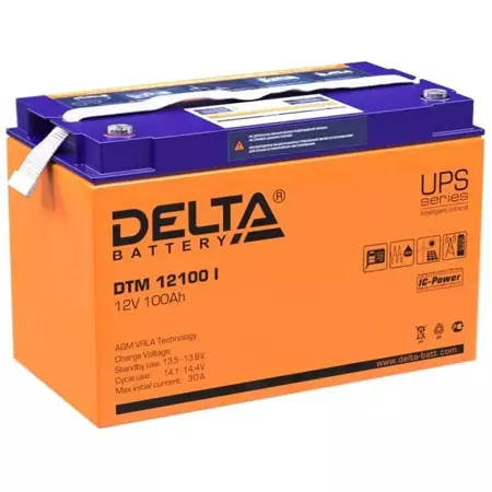 Аккумулятор Delta DTM 12100 I